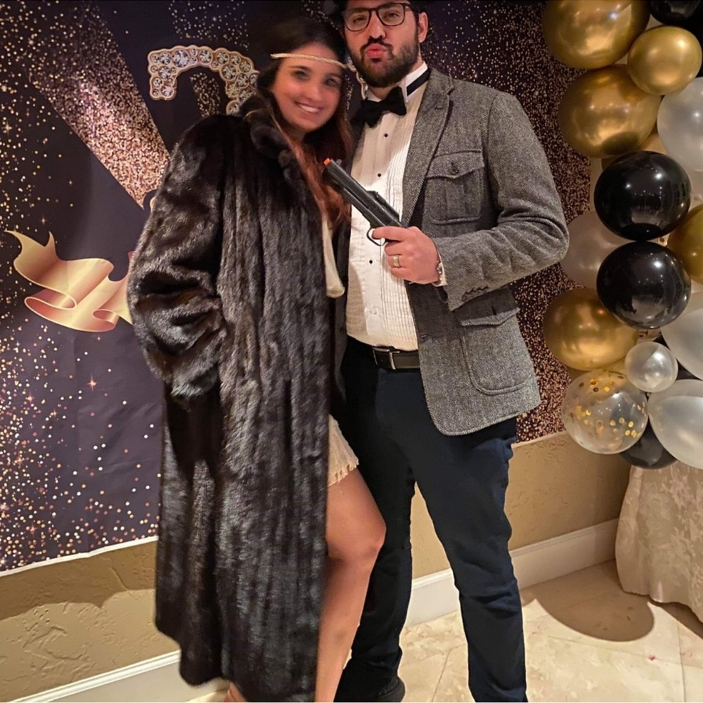 Genuine monogamy mink vintage full length coat